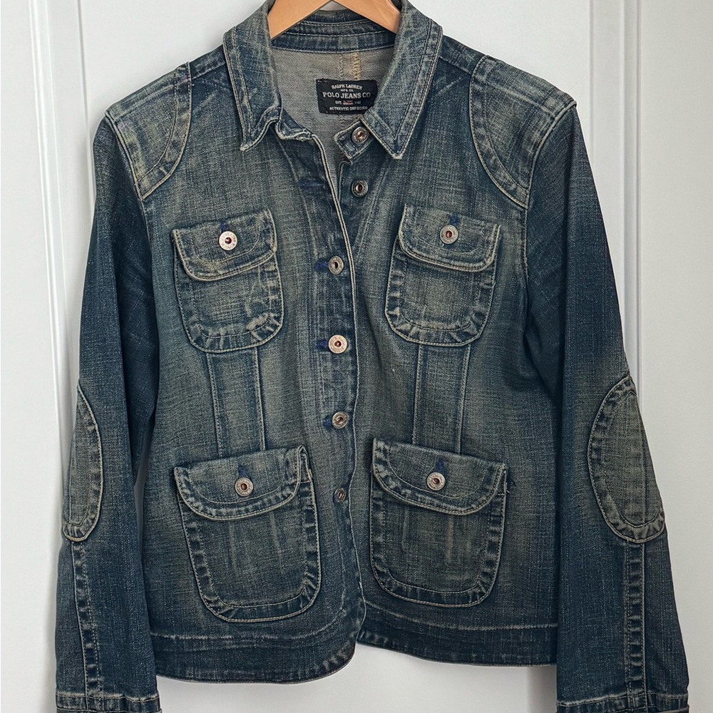 Ralph Lauren-black label vintage denim jacket.